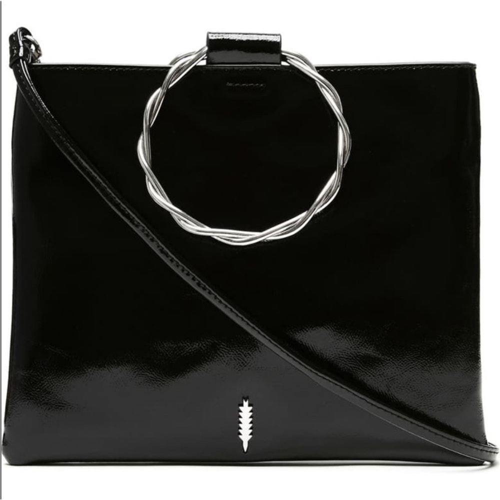 Thacker leather crossbody handbag